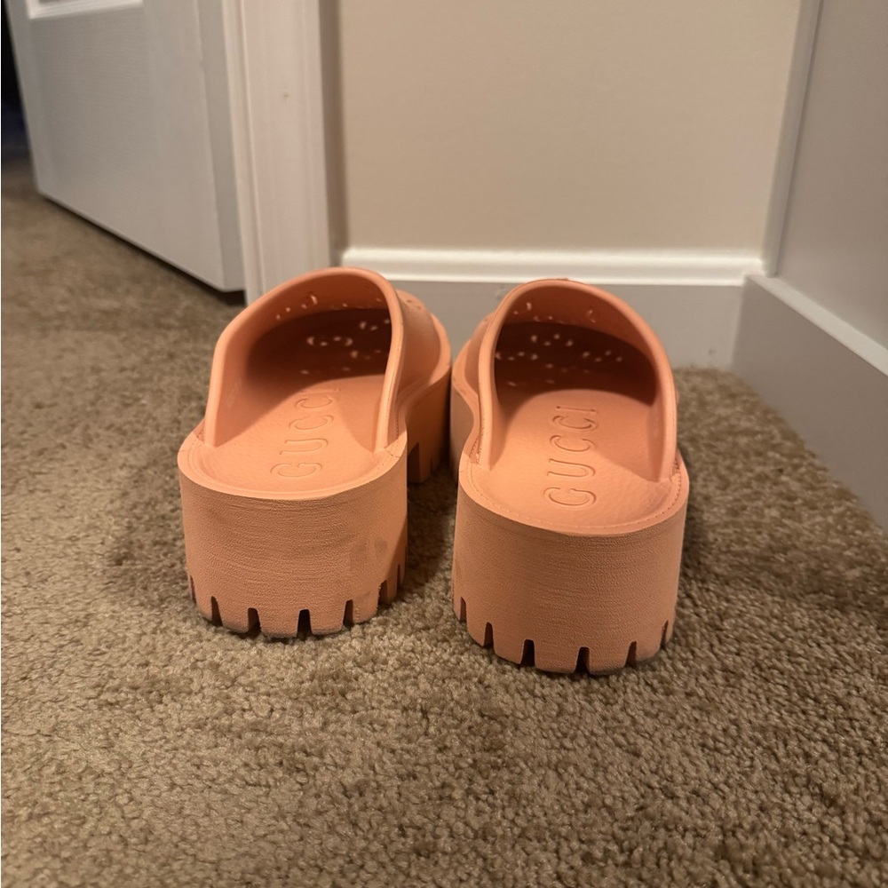 Authentic Gucci platform slides - image 5